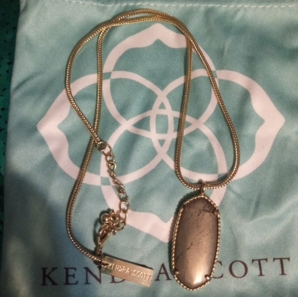 Kendra Scott Emma Pyrite Necklace